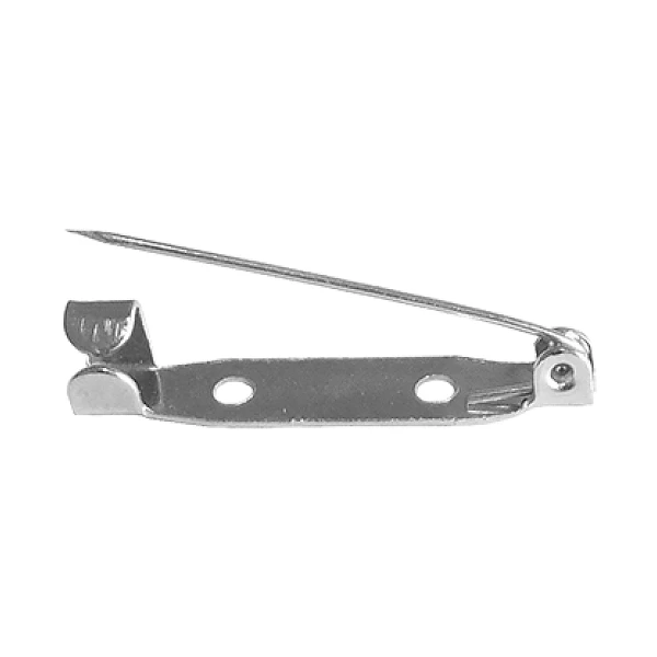YK12 Metal Yaka İsimliği İğnesi - Broş İğnesi 30 mm