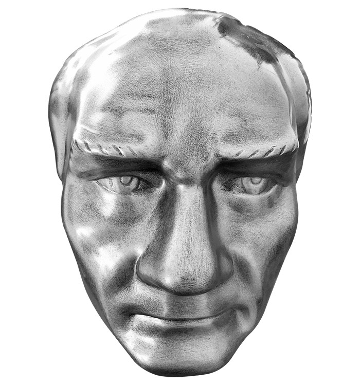 40 cm FRP Fiberglass Atatürk Maskı