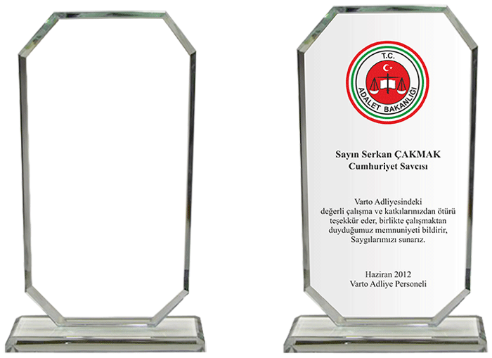 P104 Kristal Plaket