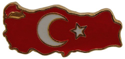 TBR6 Türkiyeli Bayraklı Rozet