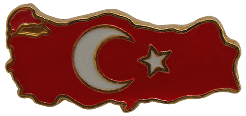 TBR6 Türkiyeli Bayraklı Rozet