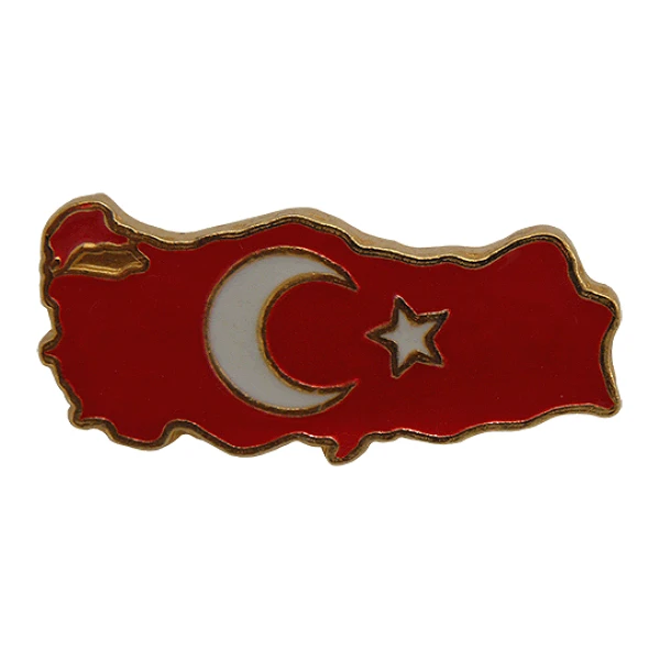 TBR6 Türkiyeli Bayraklı Rozet