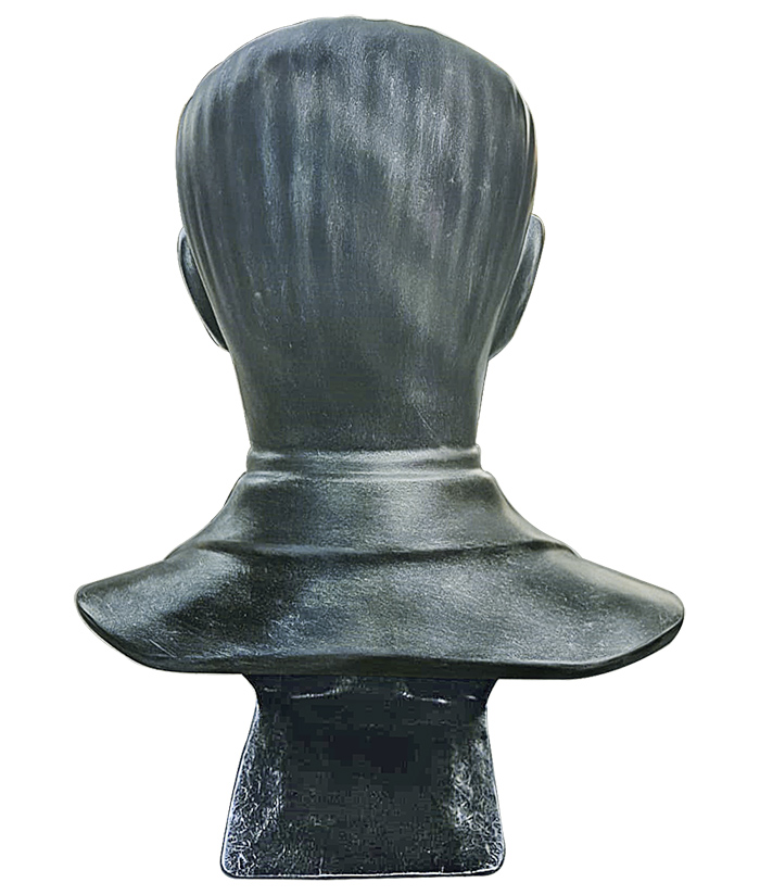 80 cm FRP Fiberglass Papyonlu Atatürk Büstü - Arkası Açık