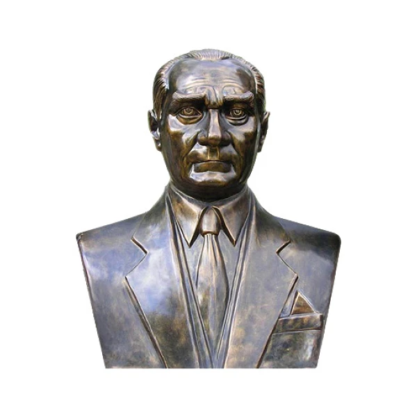 160 cm FRP Fiberglass Sivil Atatürk Büstü