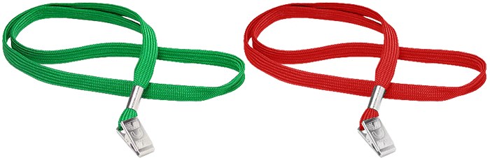 Dokuma Klasik Boyun Askı İpi - Renkli Kart Askı İpi
