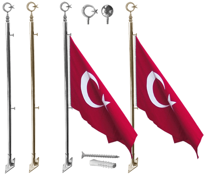 Ekonomik Duvar Tipi Bayrak Direği