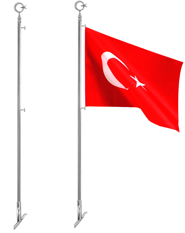 Ekonomik Duvar Tipi Bayrak Direği