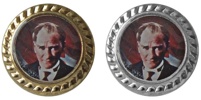 EKO3 Atatürk Yaka Rozeti - Döküm Tabanlı