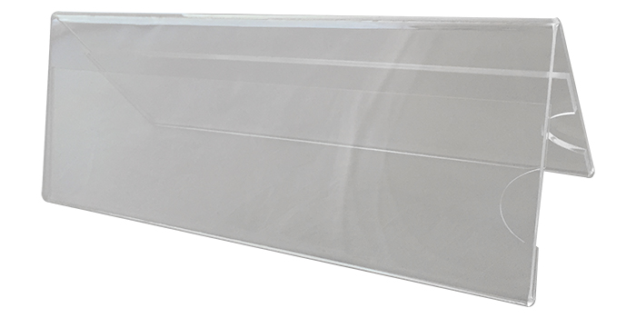 AKM2 Akrilik Sürgülü Toplantı Masası İsimliği - KONUŞMACI İSİMLİĞİ 85 mm x 210 mm