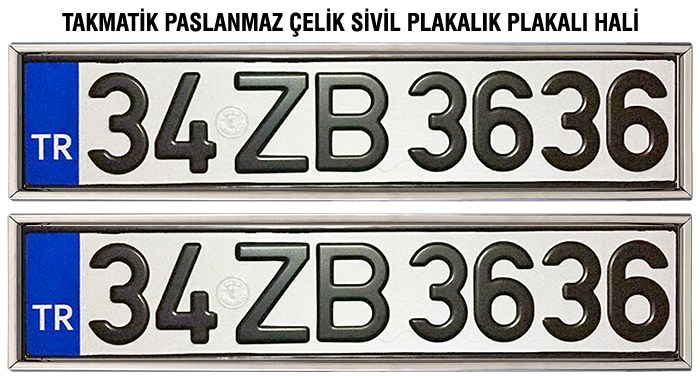Başbakan - Bakan Makam Araç Plakası - KIRMIZI MAKAM PLAKASI