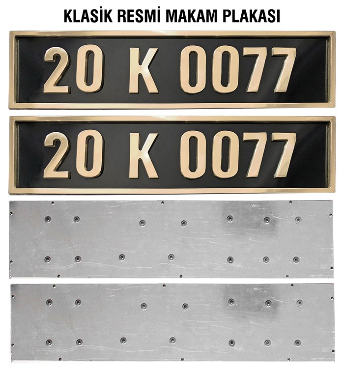 Belediye Başkanı Takmatik Makam Araç Plakası - TAKMATİK PLAKA