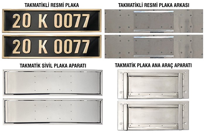 Belediye Başkanı Takmatik Makam Araç Plakası - TAKMATİK PLAKA
