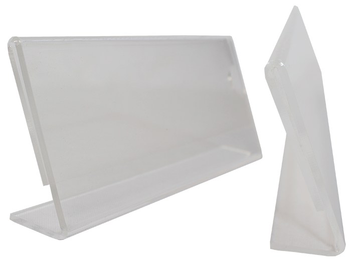 AKM4 Akrilik Sürgülü Toplantı Masası İsimliği - KONUŞMACI İSİMLİĞİ 75 mm x 150 mm