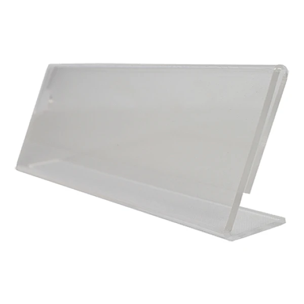 AKM5 Akrilik Sürgülü Toplantı Masası İsimliği - KONUŞMACI İSİMLİĞİ 75 mm x 210 mm