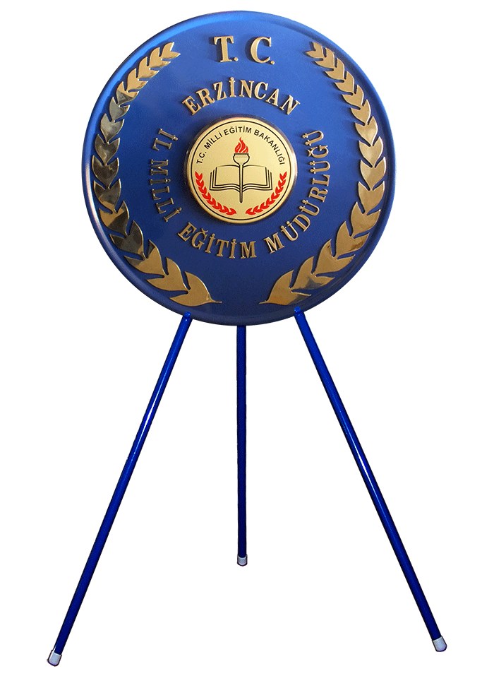 Döküm Harf ve Logo ile Yapılan Metal Tören Çelenkleri