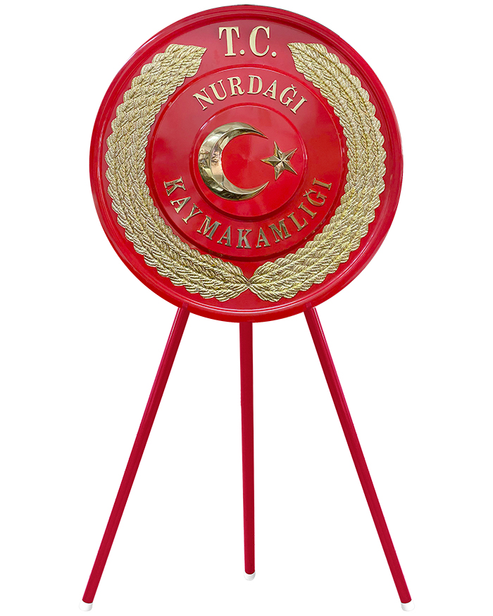 Kaymakamlık Metal Tören Çelengi
