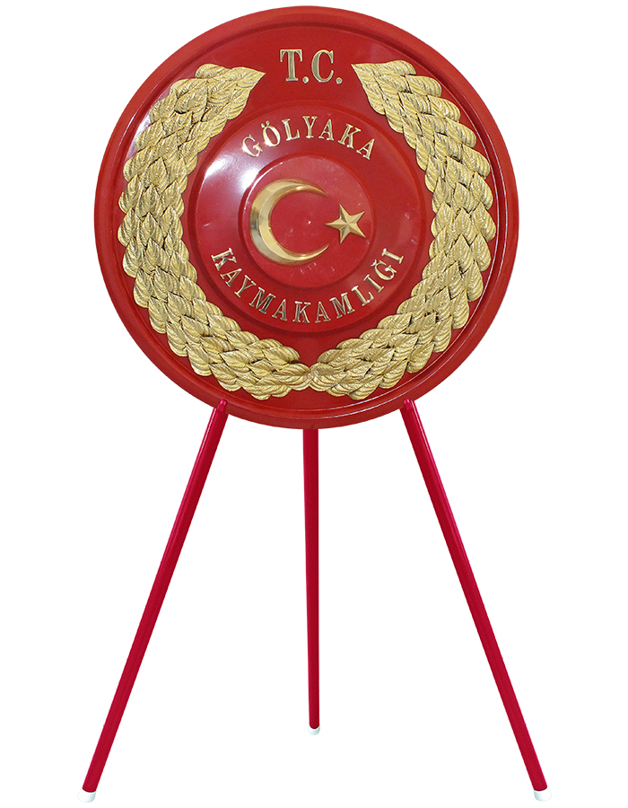 Kaymakamlık Metal Tören Çelengi