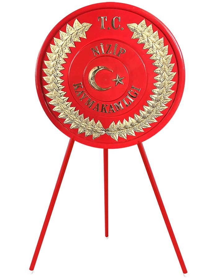 Kaymakamlık Metal Tören Çelengi