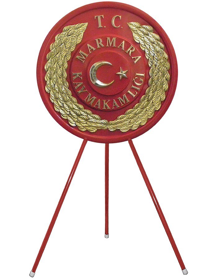 Kaymakamlık Metal Tören Çelengi