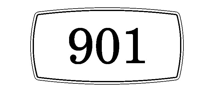 DN01-K Soyunma Dolabı Numarası - DOLAP NUMARASI