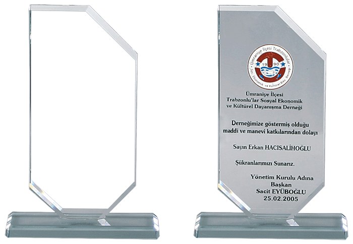 P121 Kristal Plaket