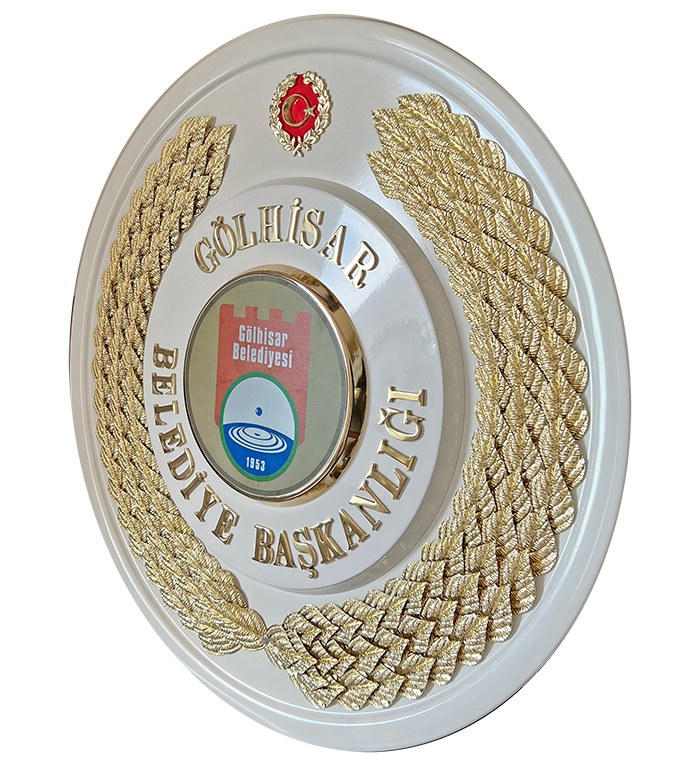 Belediye Başkanlığı Metal Tören Çelengi - Belediye Çelengi