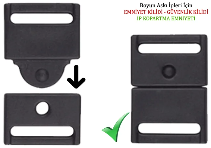 Boyun Askı İpi Aparat ve Klipsleri