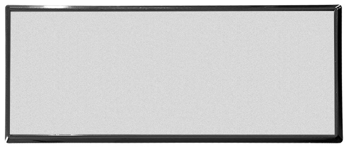 PT102 ABS Plastik Yön Tabelası - BÜYÜK 8 x 24 cm