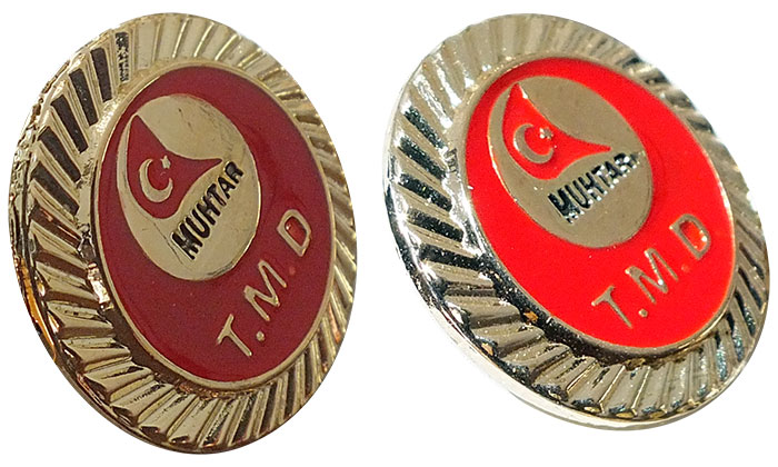 Muhrat Rozeti - Muhtar Yaka Rozeti - Muhtarlık Rozeti - MR1