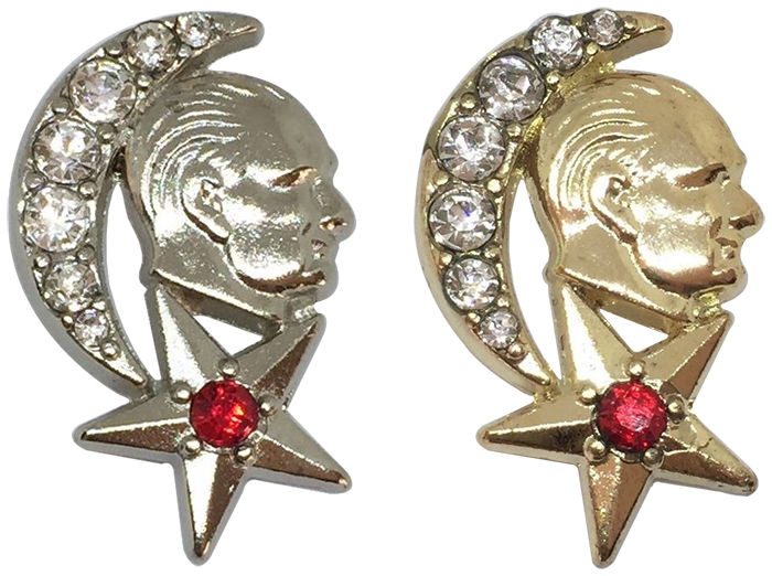 AR6 Taşlı Atatürk Yaka Rozeti