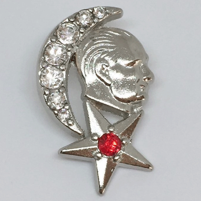 AR6 Taşlı Atatürk Yaka Rozeti