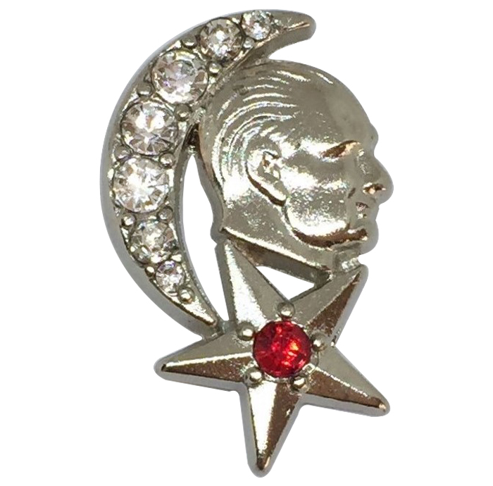 AR6 Taşlı Atatürk Yaka Rozeti