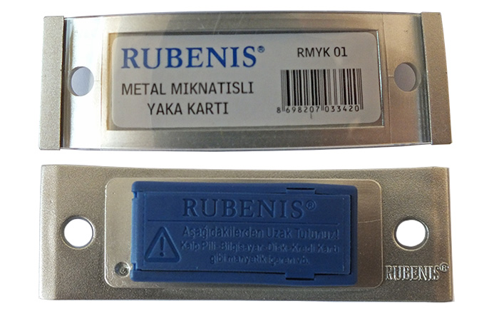 MYK15 Rubenis Metal Yaka İsimliği