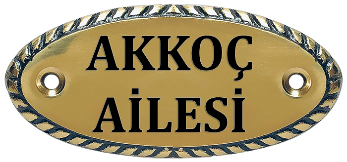PDK4 Pirinç Antik Döküm Ev Dış Kapı İsimliği